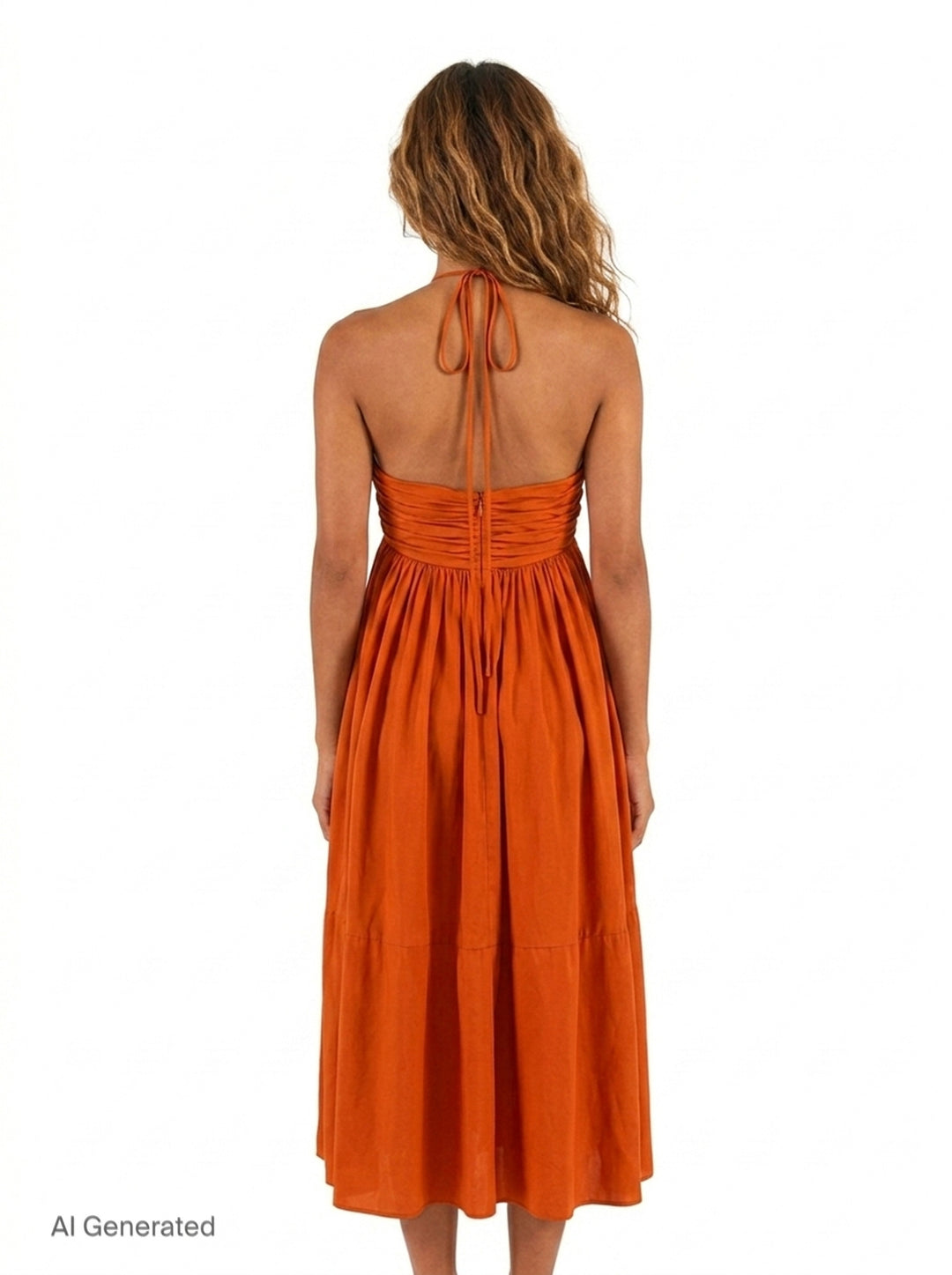 Mahon Halter Maxi Dress | Zimmermann | Club21 - back