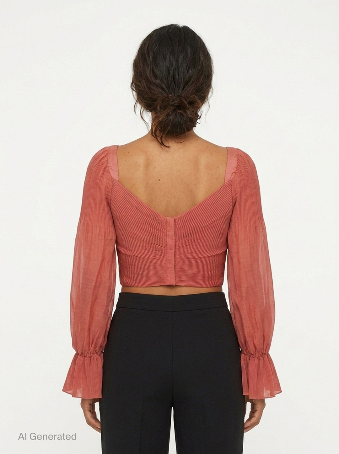 Pleated Bodice Wrap Top | Zimmermann | Club21 - back