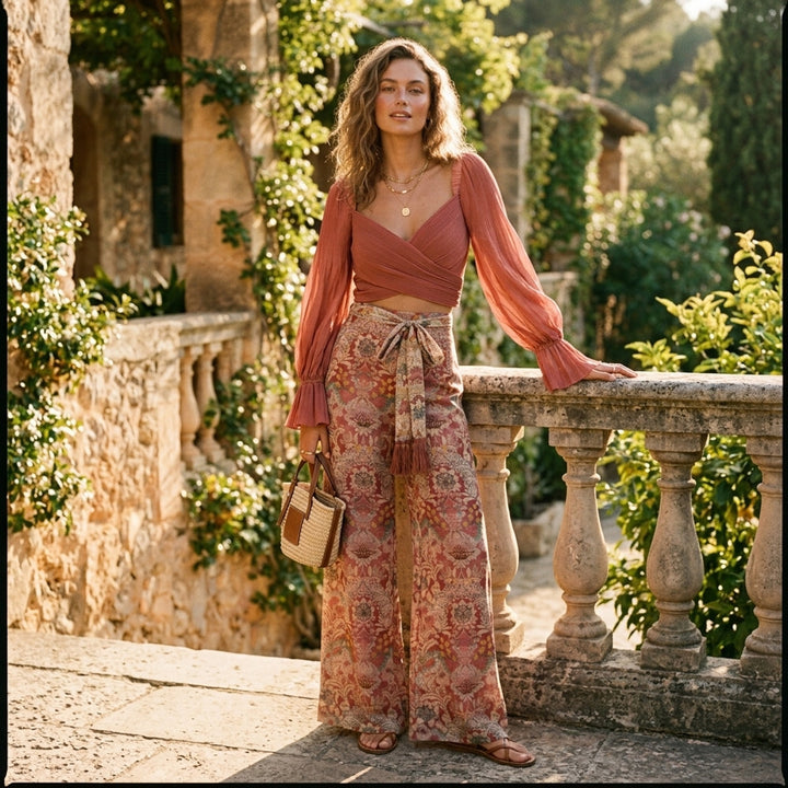 Pleated Bodice Wrap Top | Zimmermann | Club21 - lifestyle