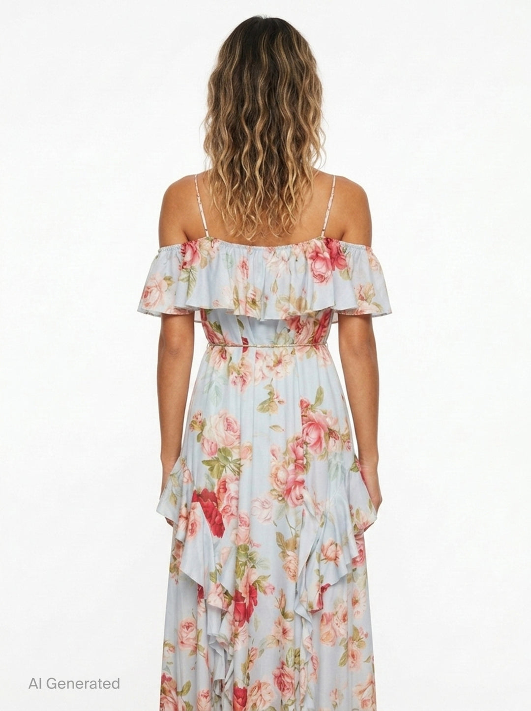 Roselight Frill Maxi Dress | Zimmermann | Club21 - back