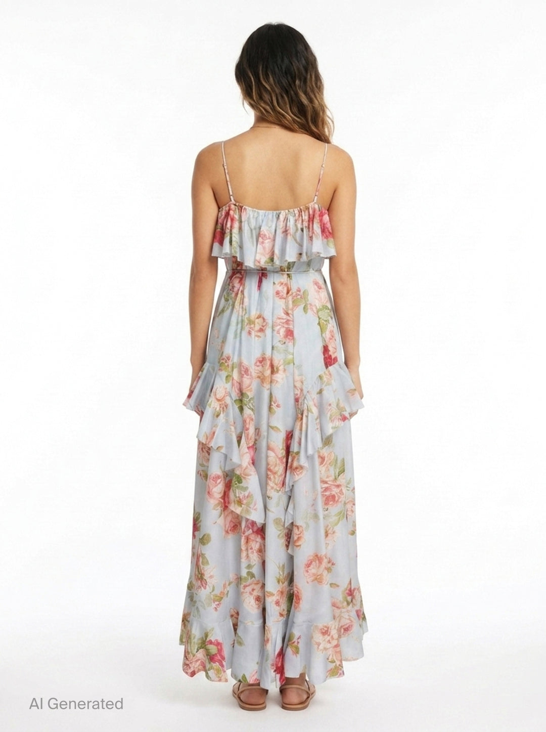 Roselight Frill Maxi Dress | Zimmermann | Club21 - back