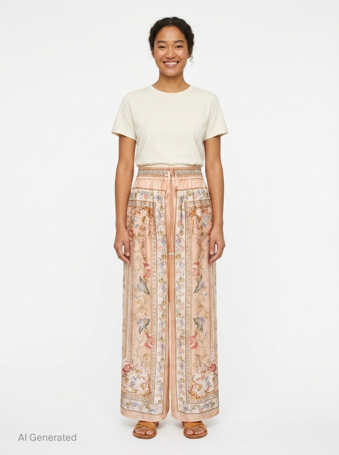 Roselight Relaxed Pants | Zimmermann | Club21 - front