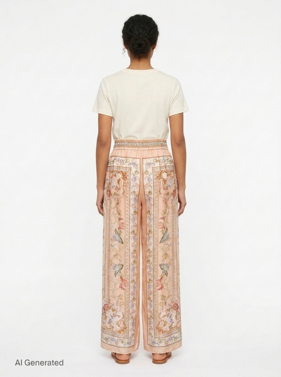 Roselight Relaxed Pants | Zimmermann | Club21 - back