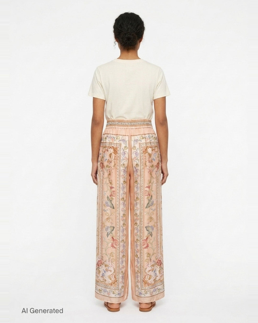 Roselight Relaxed Pants | Zimmermann | Club21 - back