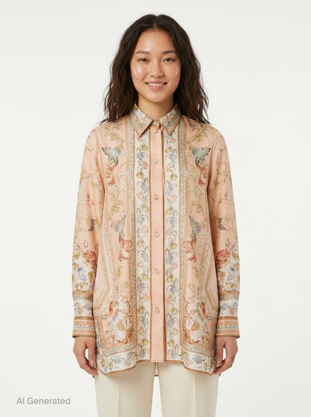 Roselight Relaxed Shirt | Zimmermann | Club21 - front