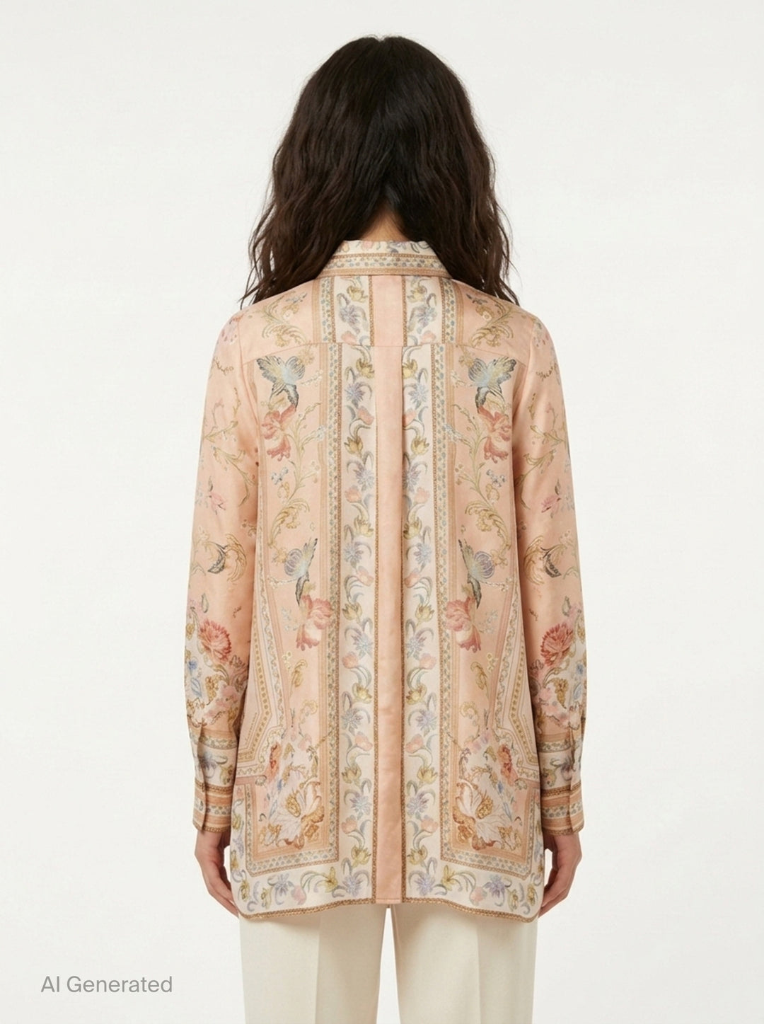 Roselight Relaxed Shirt | Zimmermann | Club21 - back