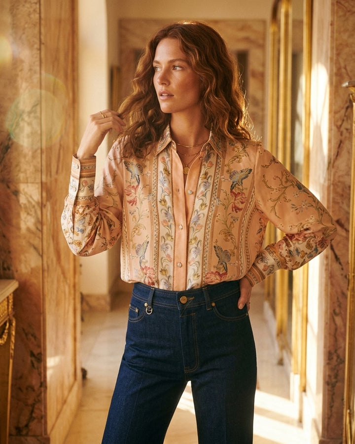 Roselight Relaxed Shirt | Zimmermann | Club21 - lifestyle