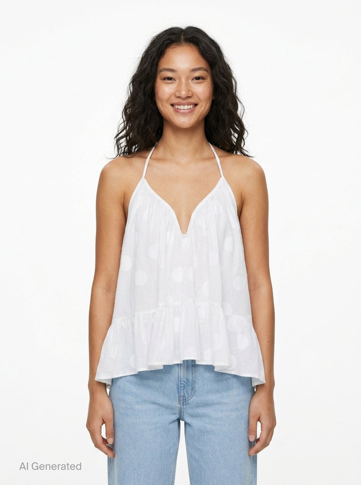 Solstice Halter Mini Top | Zimmermann | Club21 - front