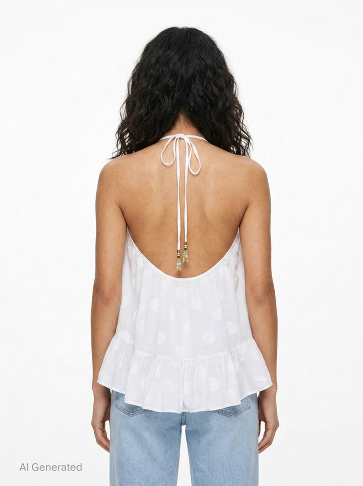 Solstice Halter Mini Top | Zimmermann | Club21 - back