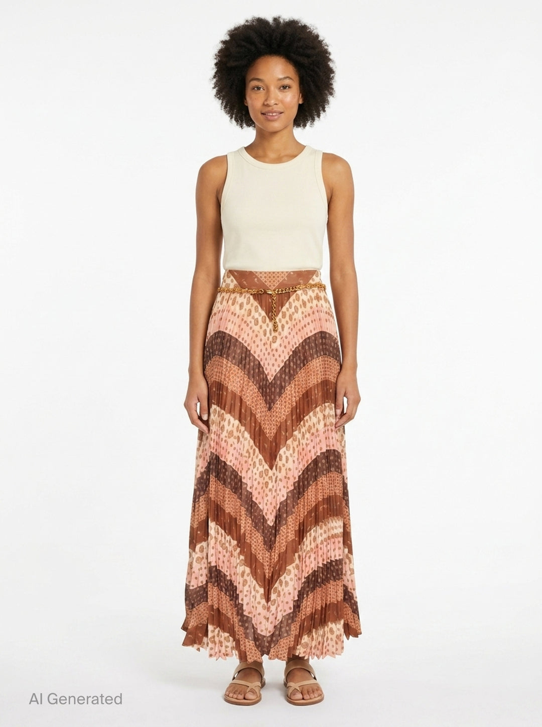Sunray Pleated Maxi Skirt | Zimmermann | Club21 - front