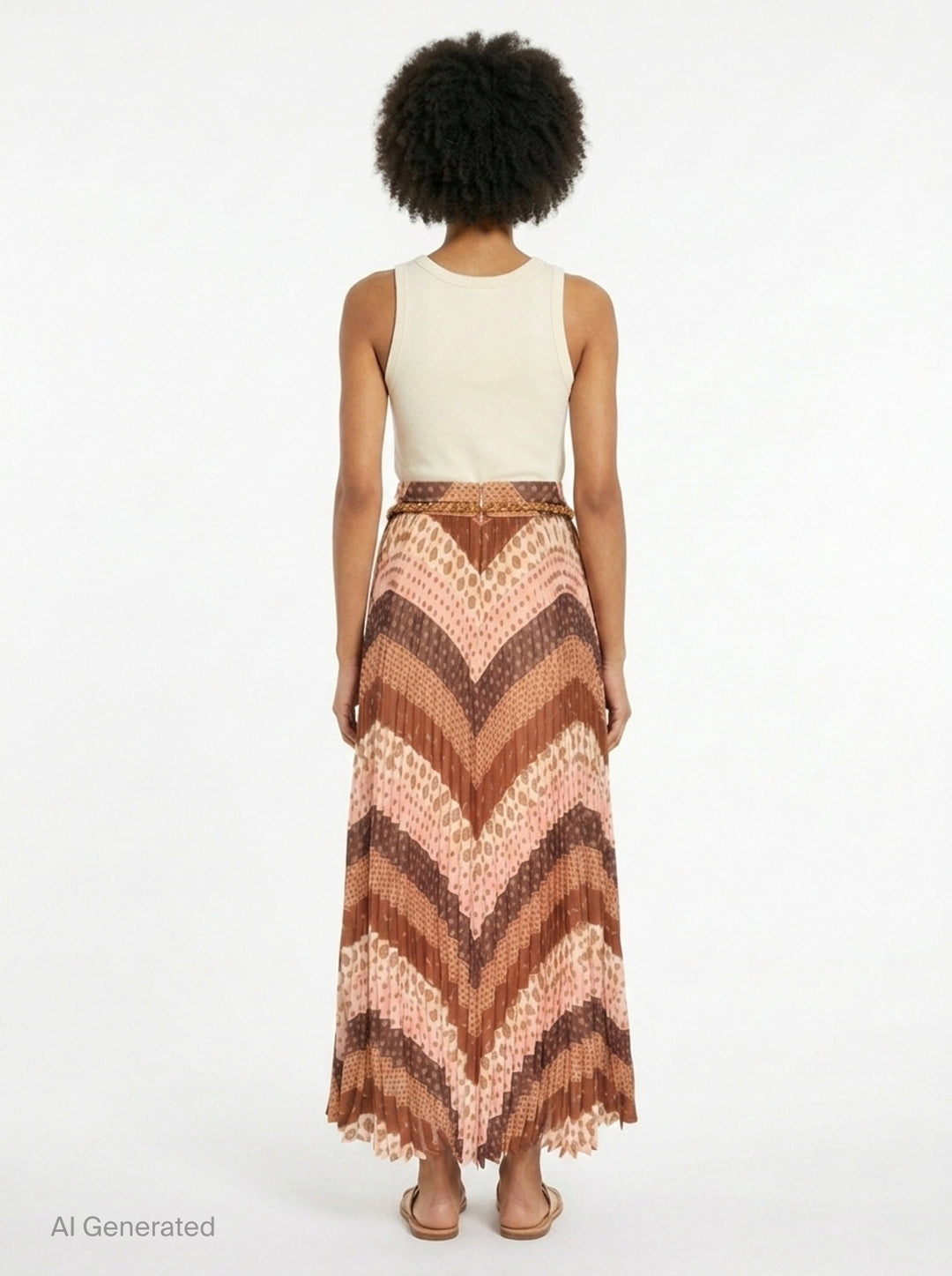 Sunray Pleated Maxi Skirt | Zimmermann | Club21 - back