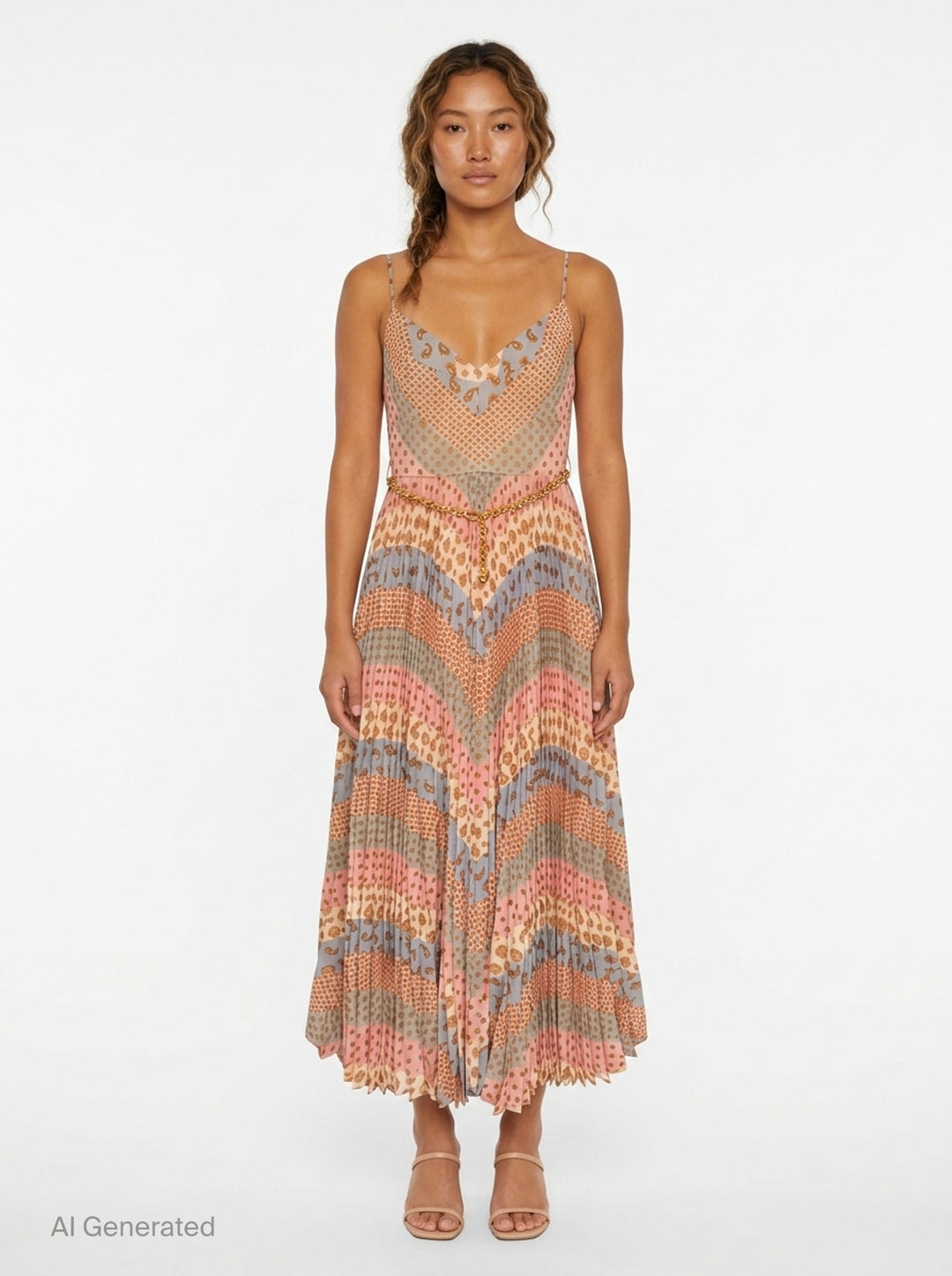 Sunray Pleated Picnic Dress | Zimmermann | Club21 - front