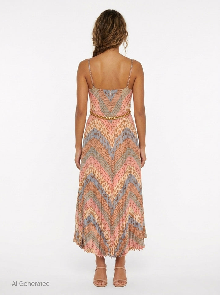 Sunray Pleated Picnic Dress | Zimmermann | Club21 - back