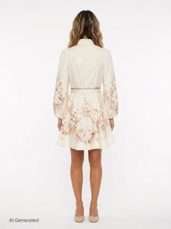 Valiant Button Mini Dress | Zimmermann | Club21 - back