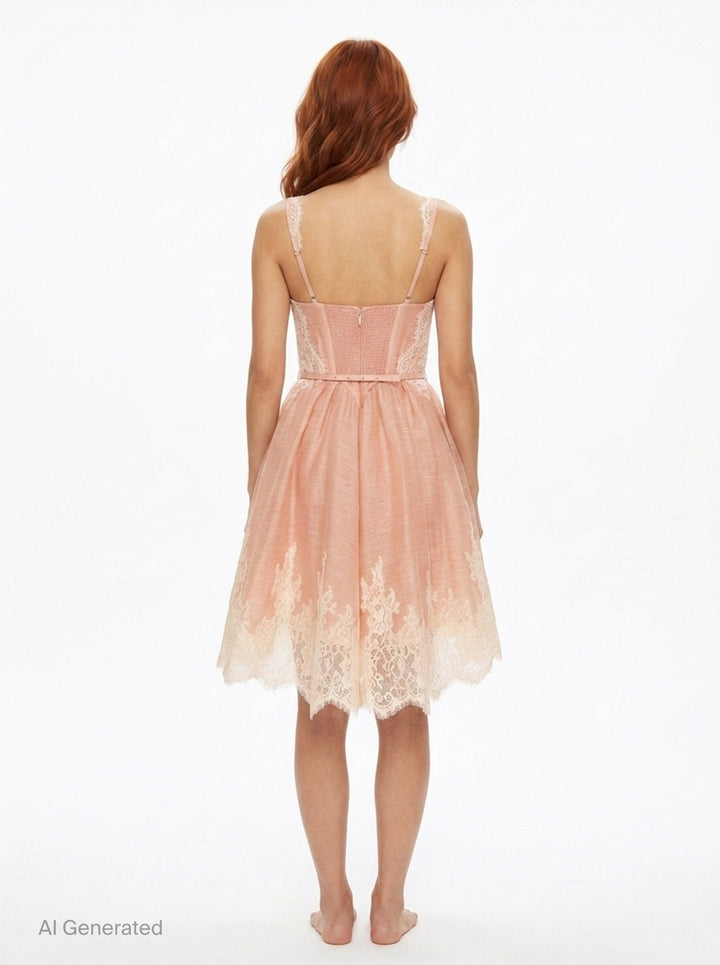 Valiant Lace Trim Mini Dress | Zimmermann | Club21 - back