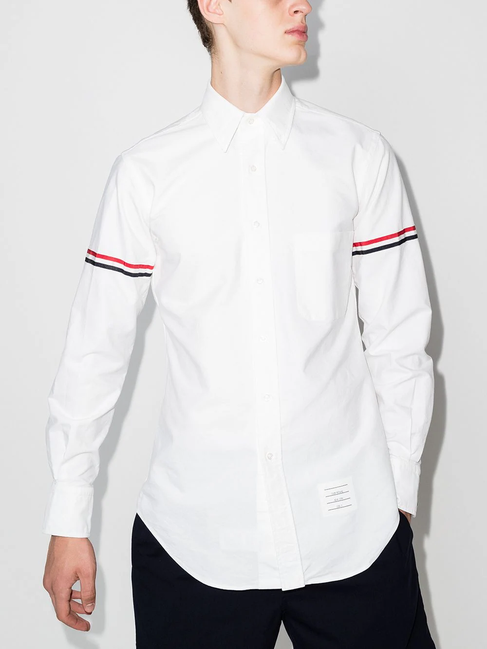 Oxford Grosgrain Armband Classic Shirt