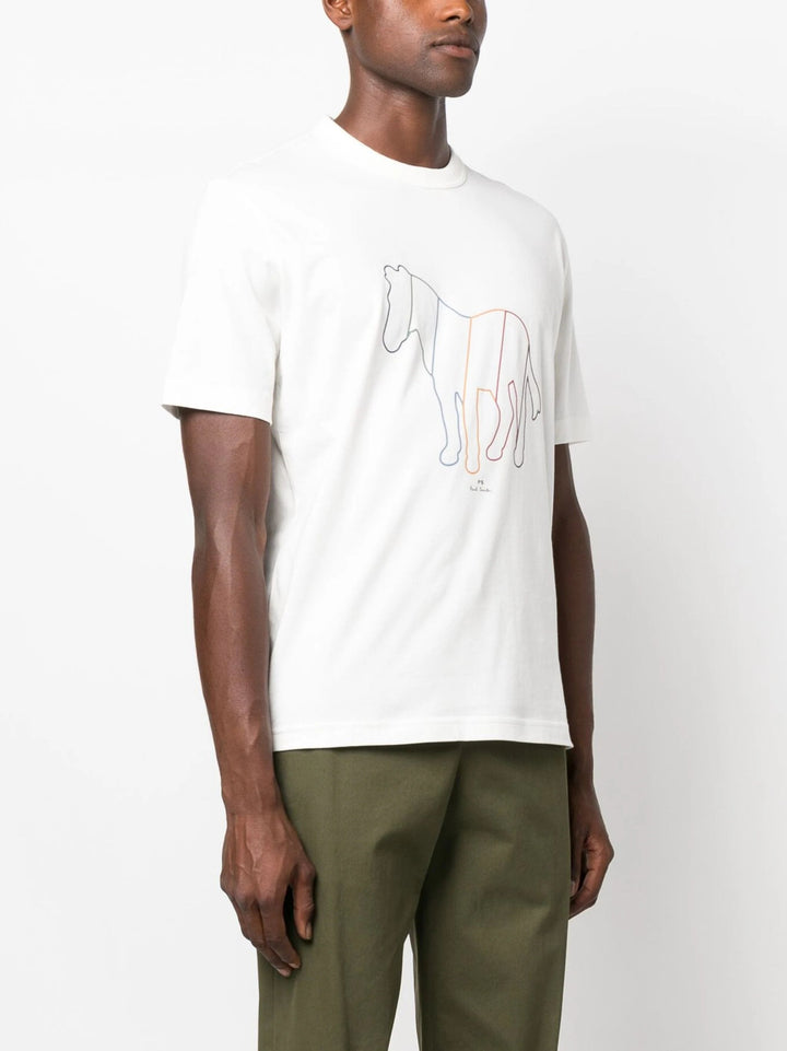 Mens Line Zebra T-Shirt