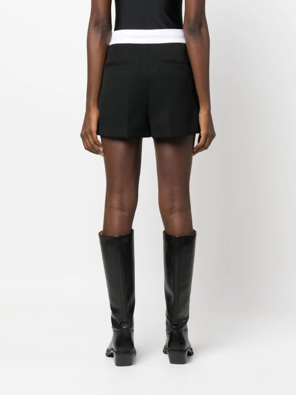 Pleated Shorts In Wool Tailoring