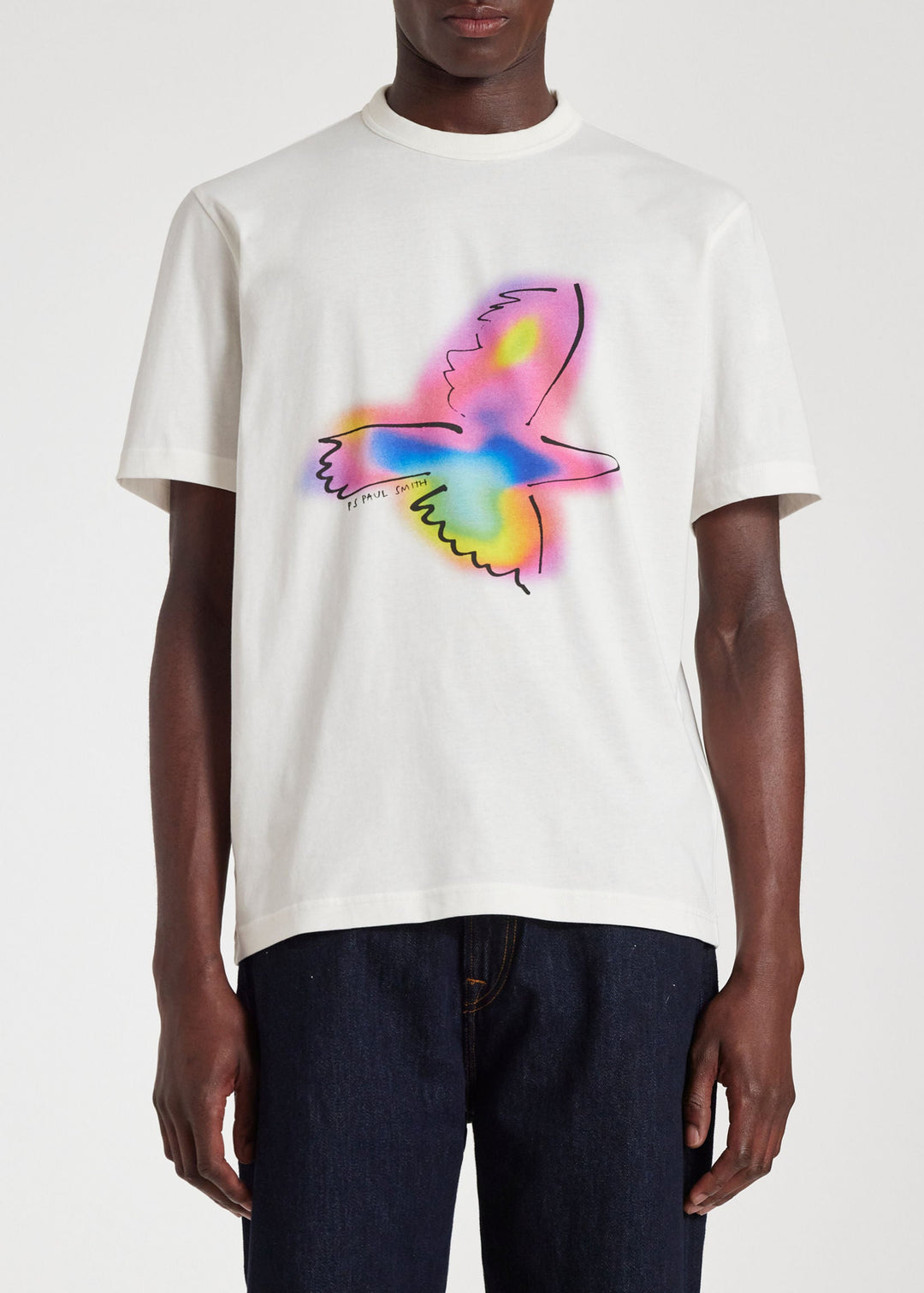 Mens T-Shirt Spray Bird