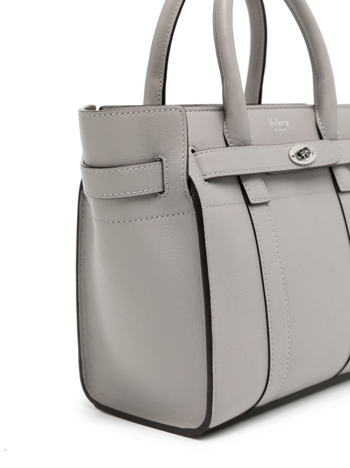 Mini Zipped Bayswater Pale Grey Micro Classic Grain