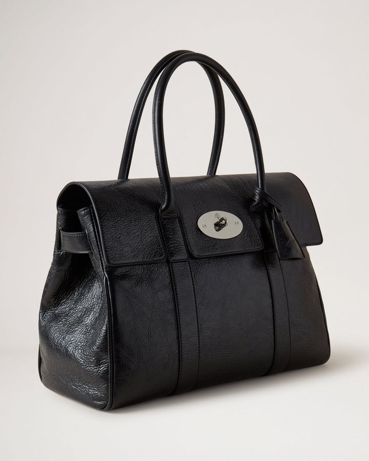 Bayswater Black High Shine Calf Leather