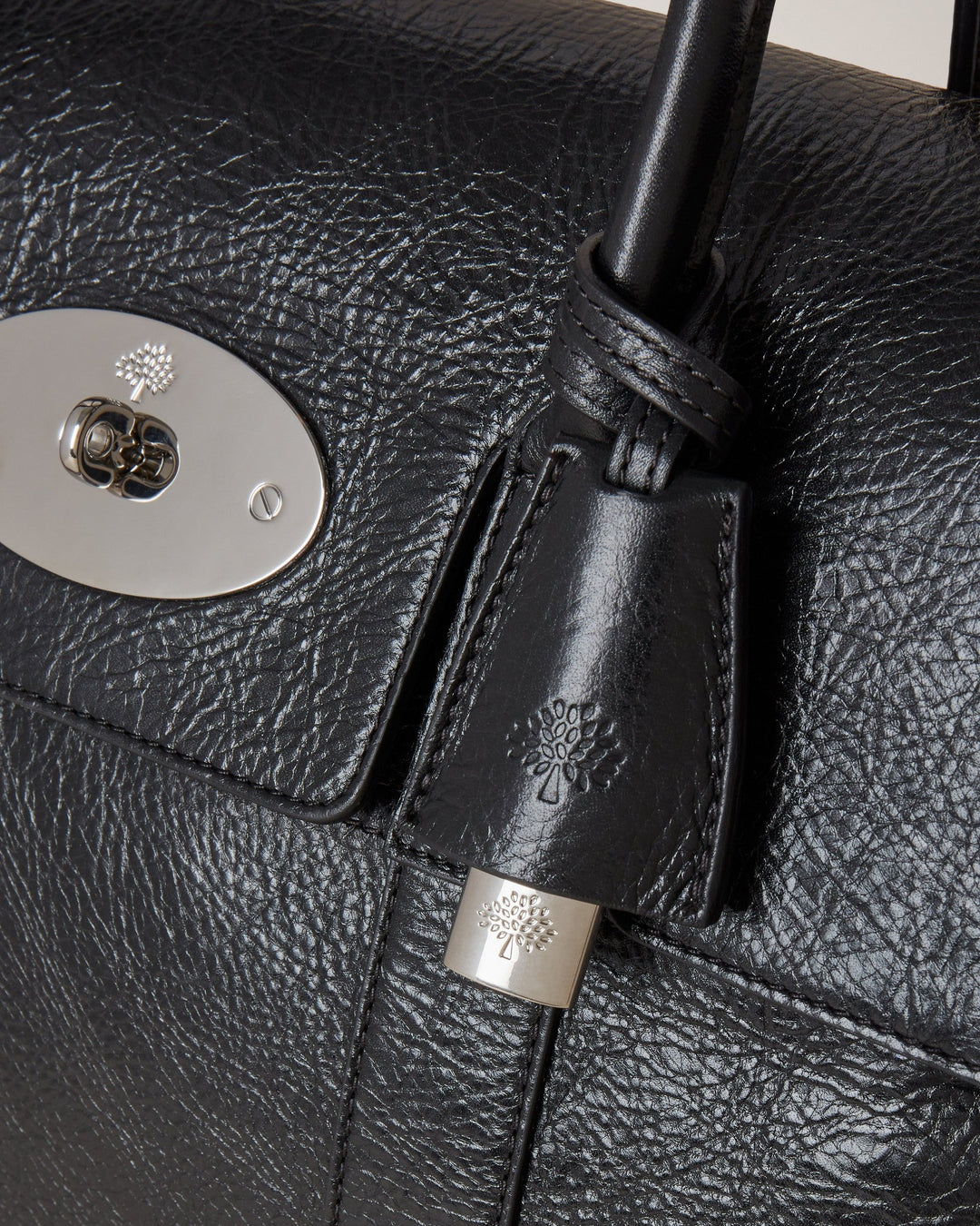 Bayswater Black High Shine Calf Leather