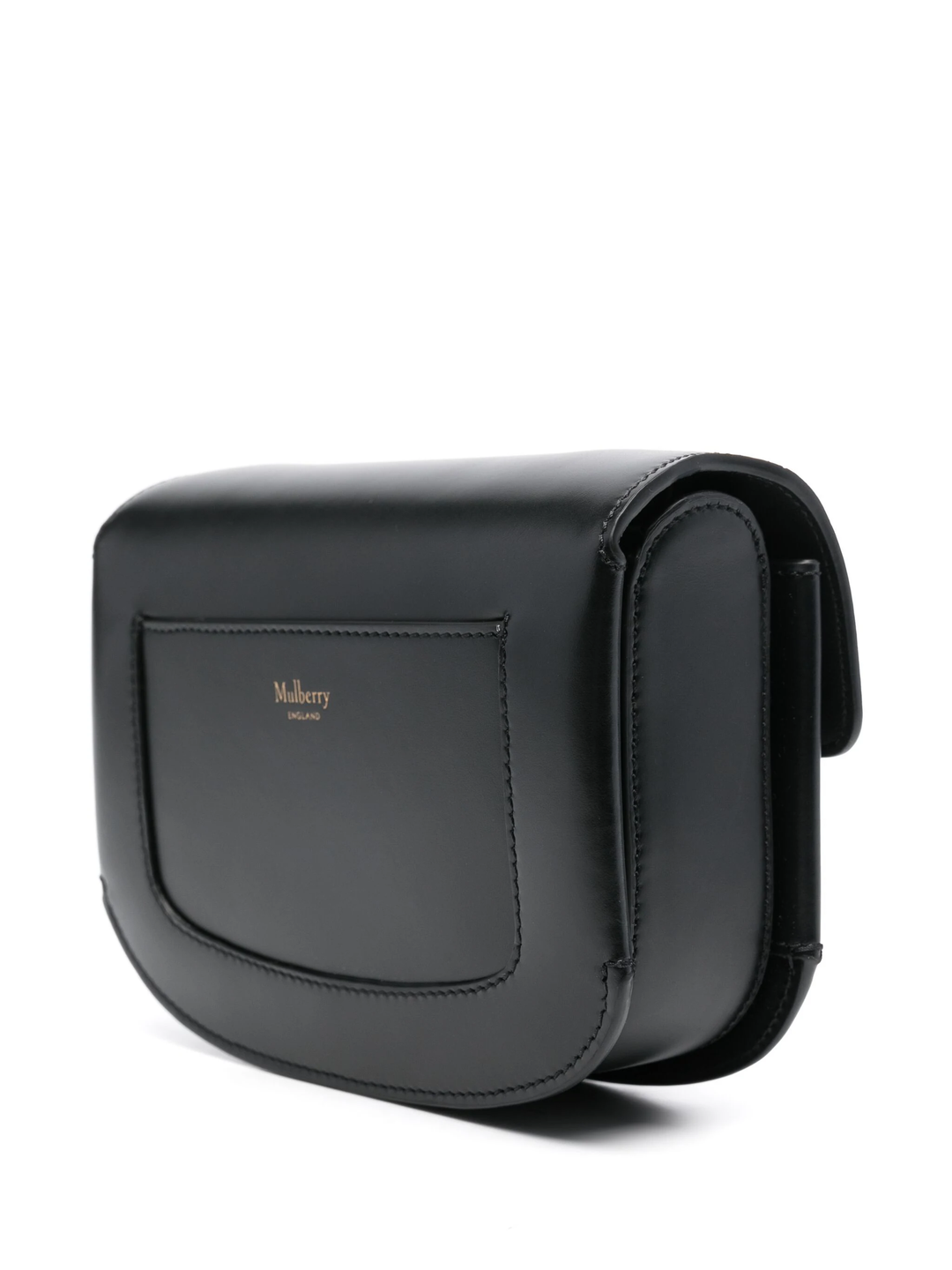 Small Pimlico Satchel Black & Brass Super Lux Calf