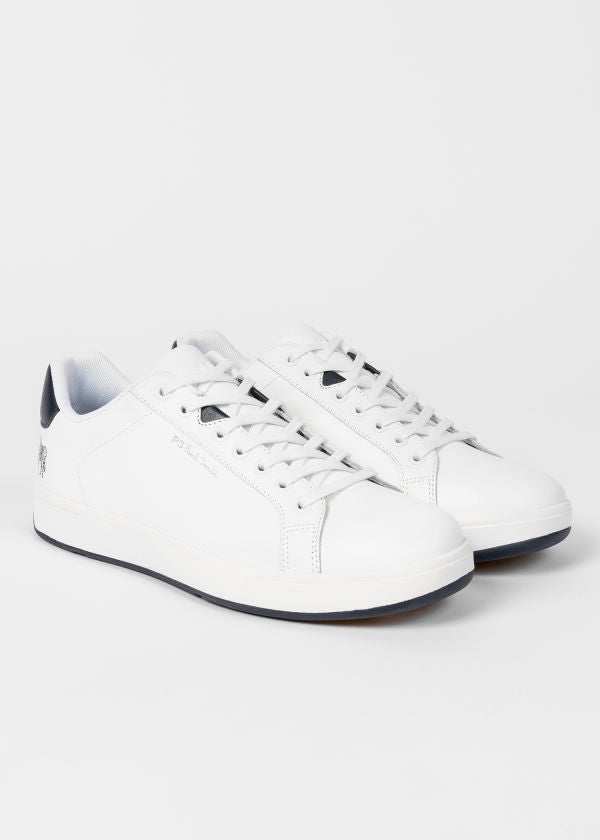 Mens Shoe Albany White Navy