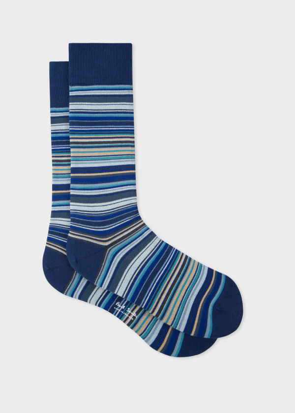 Men Sock Signature Stripe