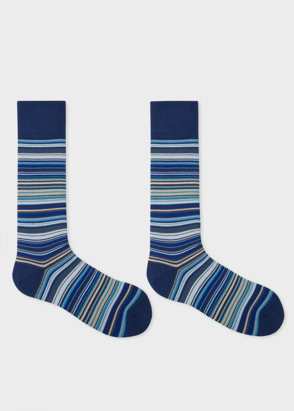 Men Sock Signature Stripe