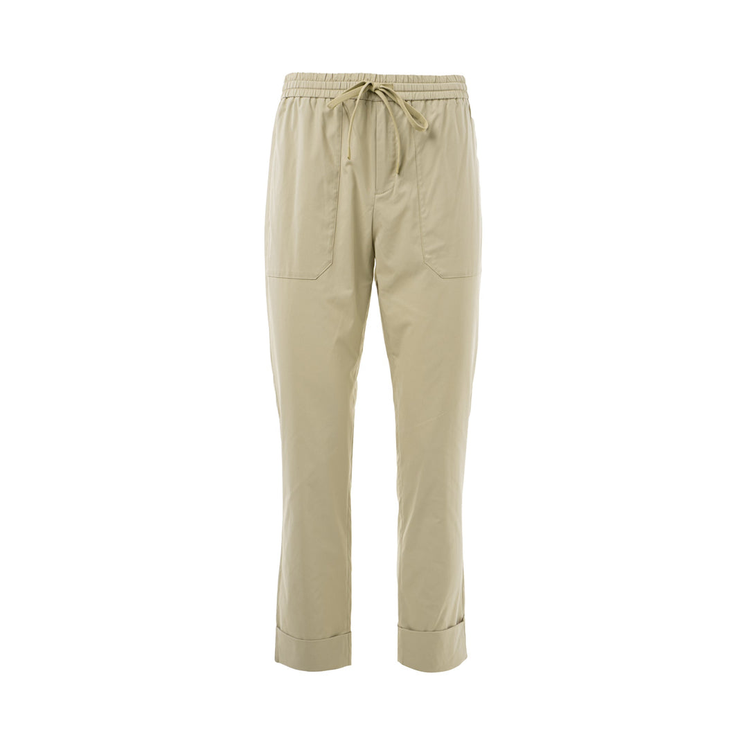 Exposed Drawcord Elasticated Pants