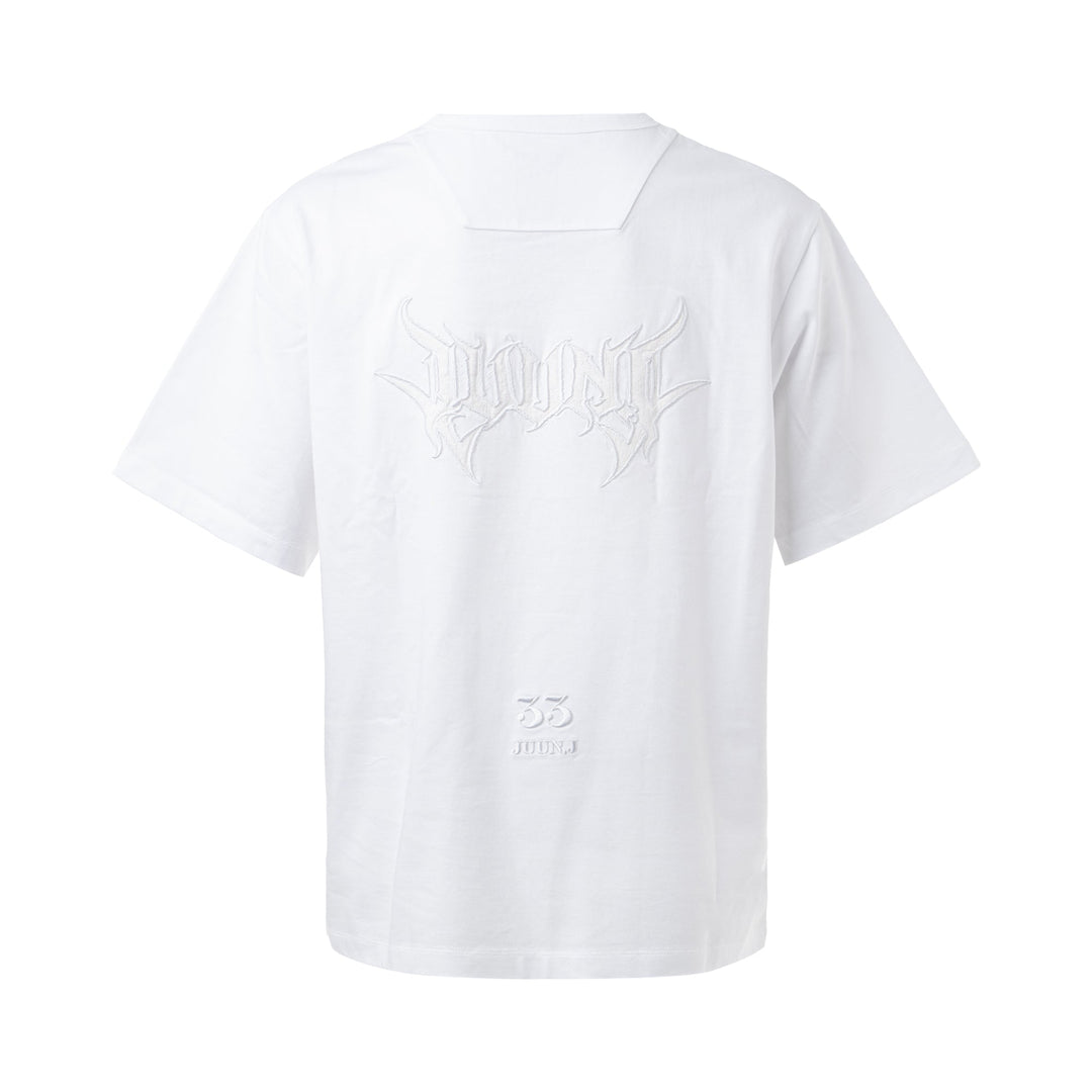 Garment Dyed Graphic Embroidery Tee