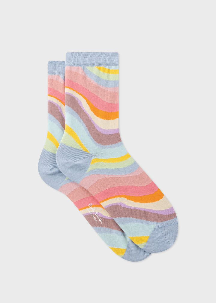 Women Sock Spray Swirl