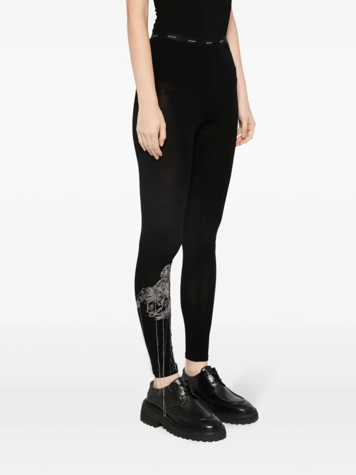 Embroidery Leggings