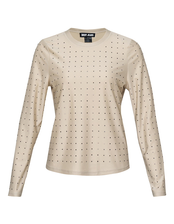 Tricot Studded Top