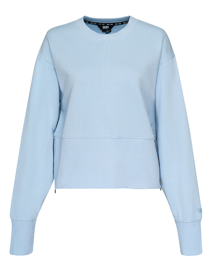 Tompkins Terry Cropped Crew Neck Sweatshirt