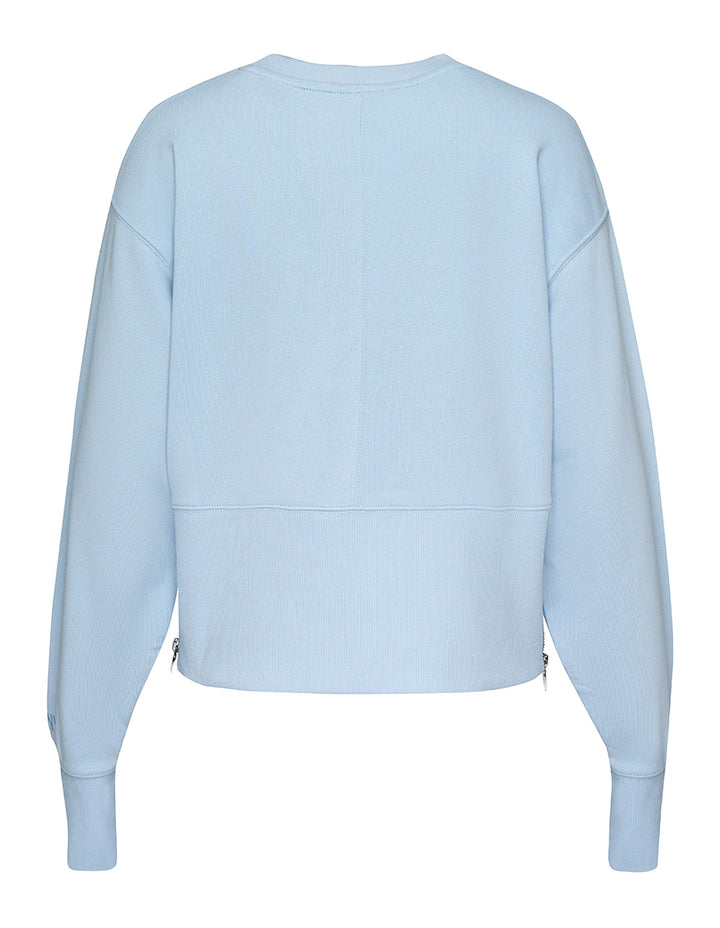 Tompkins Terry Cropped Crew Neck Sweatshirt