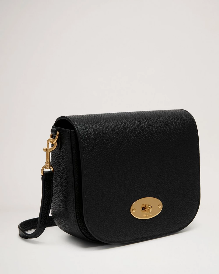 Small Darley Satchel Small Classic Grain (Black)