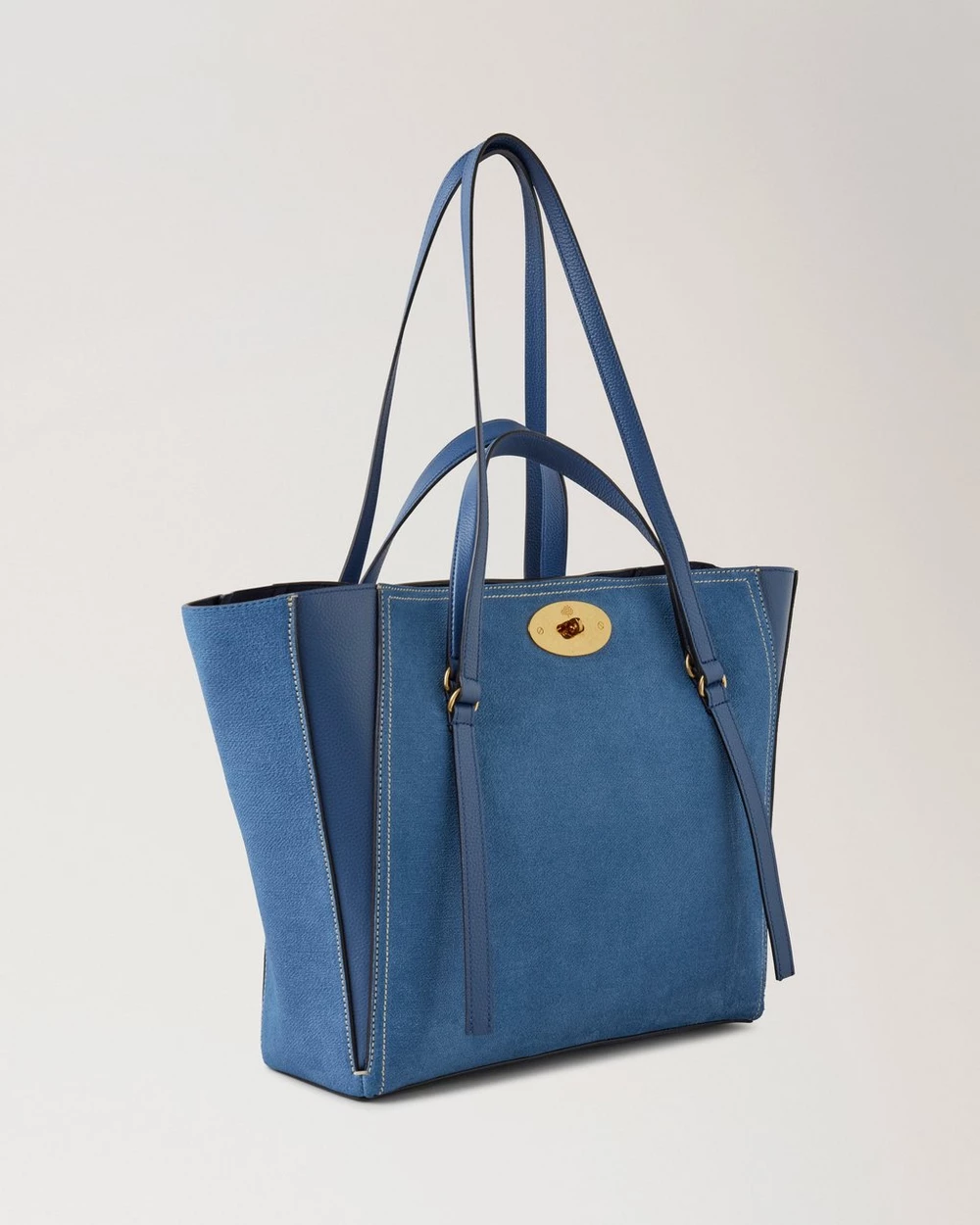 Bayswater Tote Indigo Denim Suede