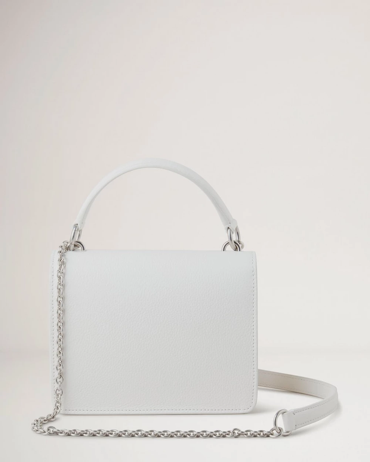 Small Amberley Crossbody White Small Classic Grain