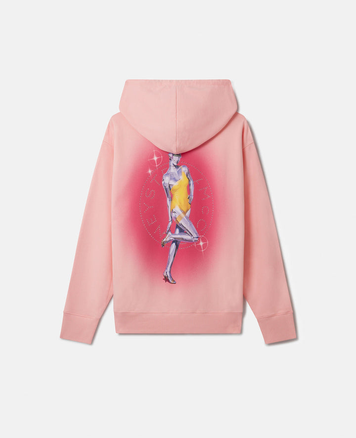 Stella McCartney + Sorayama Sexy Robot Print Organic Cotton Hoodie