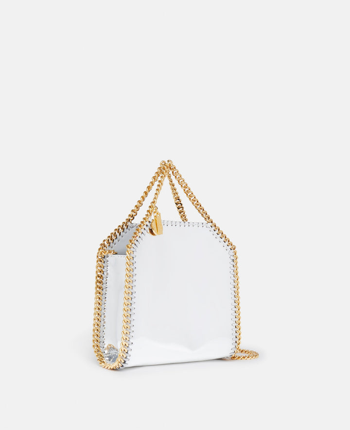 Stella McCartney + Sorayama Falabella Mirrored Chrome-Finish Tote Bag