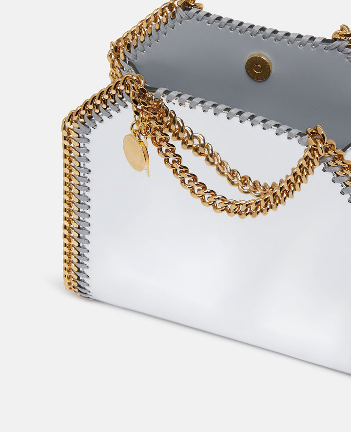 Stella McCartney + Sorayama Falabella Mirrored Chrome-Finish Tote Bag