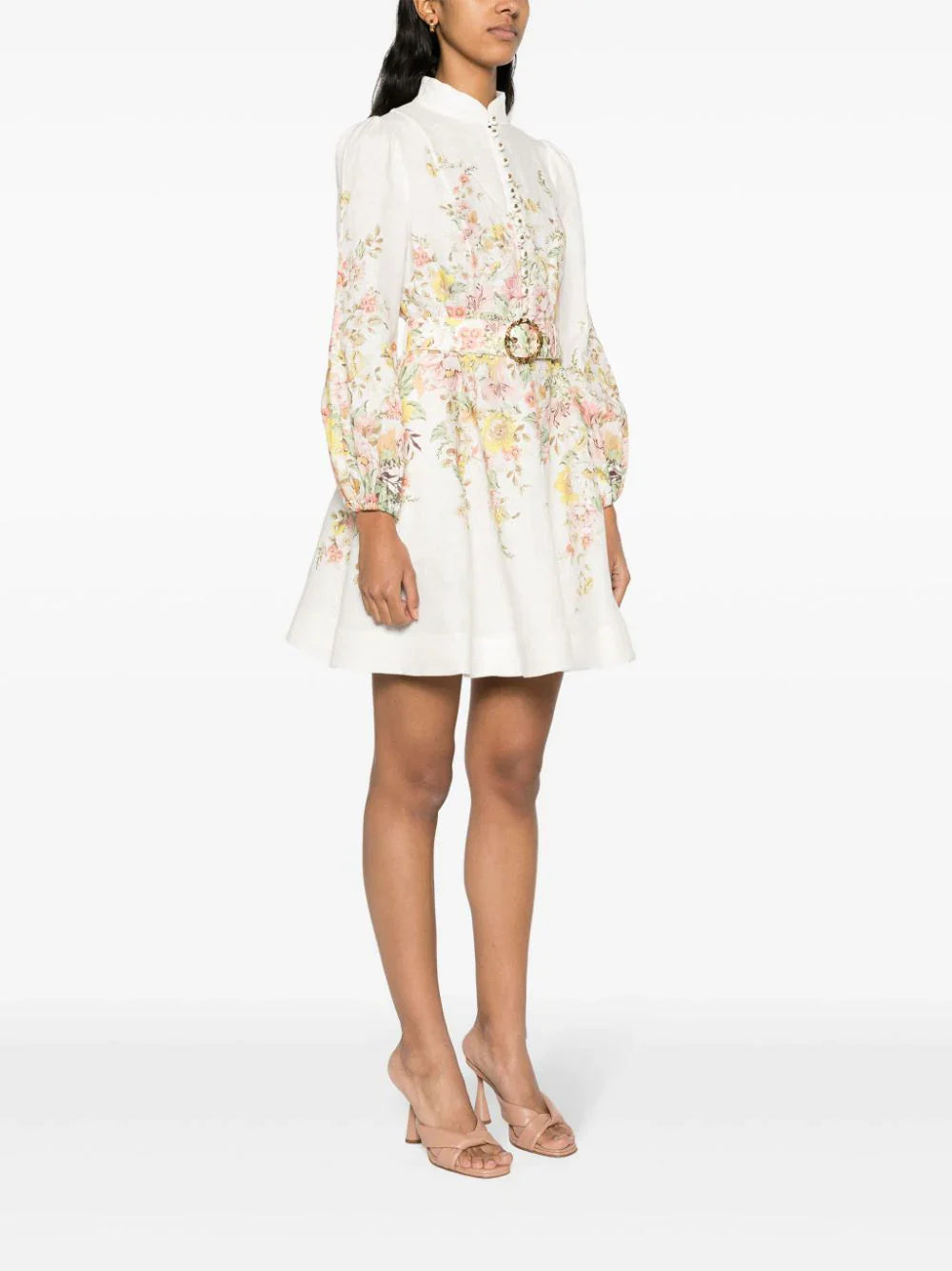 matchmaker buttoned mini dress Matchmaker Buttoned Mini Dress