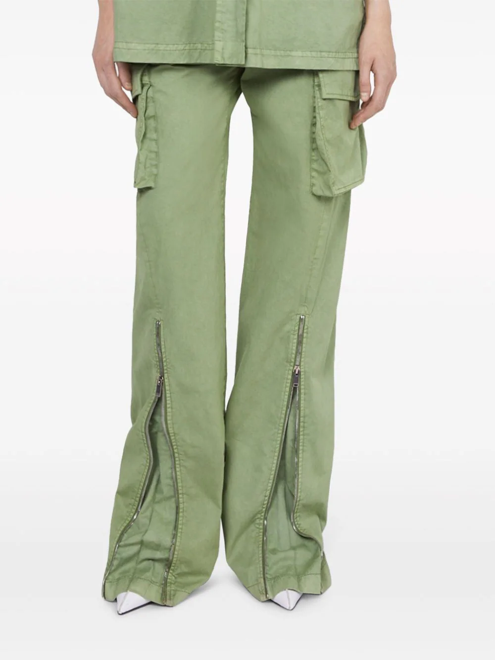 Garment Dye Cargo Trousers