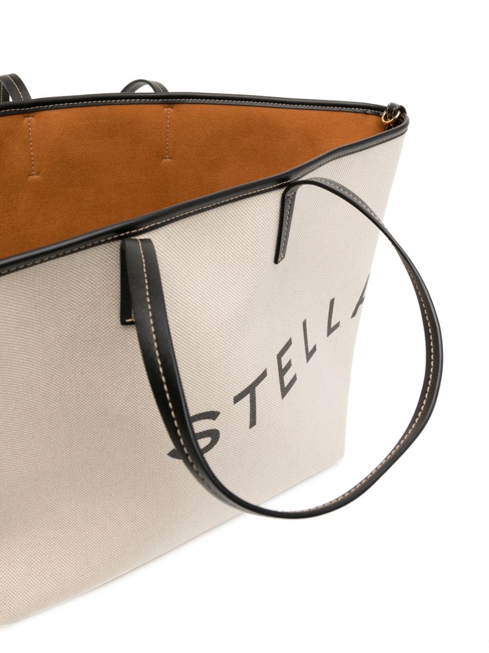 Stella Logo Cotton Canvas Shoulder Bag