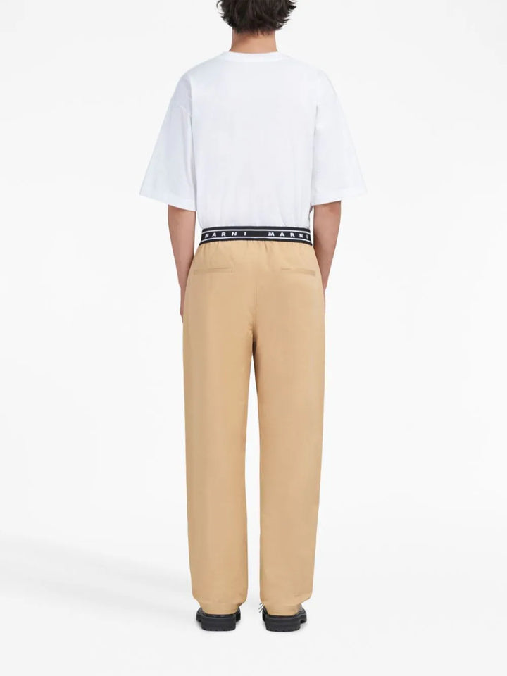 Pants In Cotton Gabardine