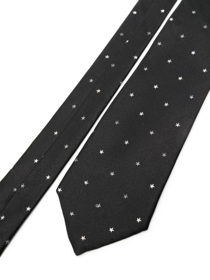 Men Tie Multicol Stars