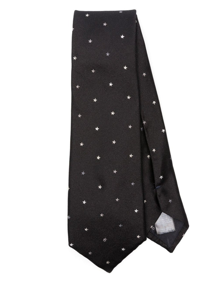 Men Tie Multicol Stars