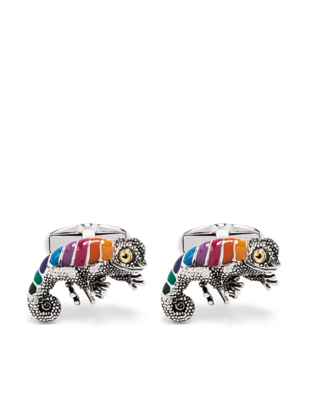 Men Cufflink Chameleon